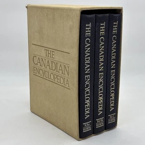 The Canadian Encyclopedia In 3 Volumes With Slipcase 1985 First Edition - Picture 1 of 15