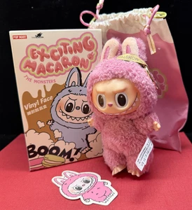 Authentic Pop Mart ☆ Labubu ☆ Exciting Macaron 🩷 Lychee Berry 🩷  V1 Plushº - Imagen 1 de 5