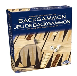 Backgammon (Wood): Outset Media Board Games - Picture 1 of 2