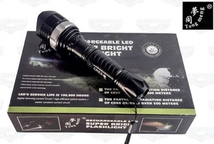 TONG MENG - TORCIA TC-07 SUPER BRIGHT FLASHLIGHT LED CREE Q5 5W IN ALLUMINIO - Imagen 1 de 24