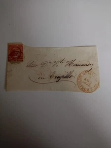Edifil 17. Isabel II, 1853. Cubierta con Fechador Miajadas - Imagen 1 de 4