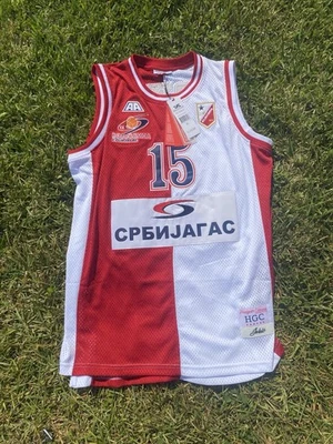 Nikola Jokic Jersey  Men Red White Authentic Headgear Classics Rare Size XL NWT - Image 1 of 4