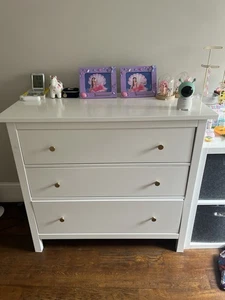 IKEA Chest Of Drawers White 3 Drawers Excellent Condition - Picture 1 of 4