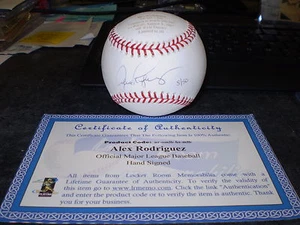 ALEX RODRIGUEZ AUTOGRAPHED 500TH HR BALL  5/50  COA RARE - Picture 1 of 4