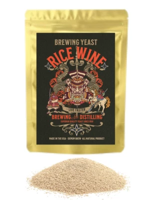 Sake Yeast - Rice Wine Yeast - WITH Enzyme! Premium Hand Crafted Free Ship - USA - Image 1 of 4