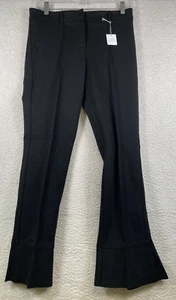 NWT Cambio Women's Rapha Black Flared Zippered Pants, Size 6 - Picture 1 of 19