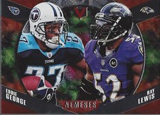 2017 Panini Vertex Nemeses #6 Eddie George Ray Lewis - NM-MT