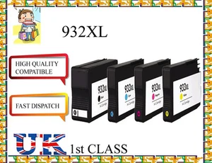 8 kompatible 932XL & 933XL Patronen für HP, nur Tank, ohne Chip inklusive - Bild 1 von 1