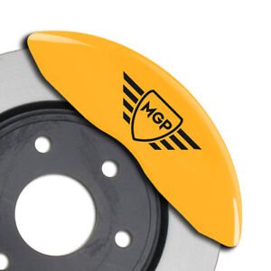 4pc Yellow Caliper Covers w/MGP Logo for 2006-2008 Infiniti M35