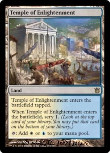 MTG - TEMPLE OF ENLIGHTENMENT - Born of the Gods (R) - Image 1 of 1