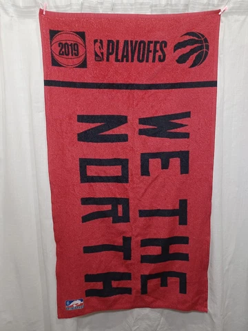 2019 Playoffs Toronto Raptors Game  Towel NBA Basketball We The North ~ NWOT Cover
