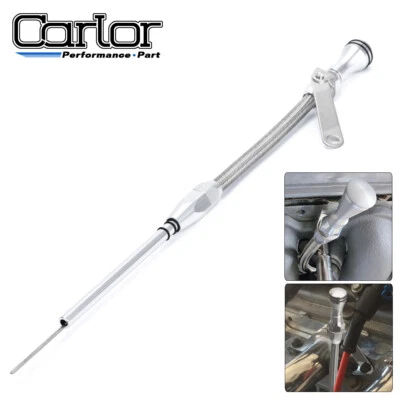 SS Flexible Engine Oil Dipstick For 80-96 SBC Chevy GMC Passenger Side Dipstick - Изображение 1 из 4