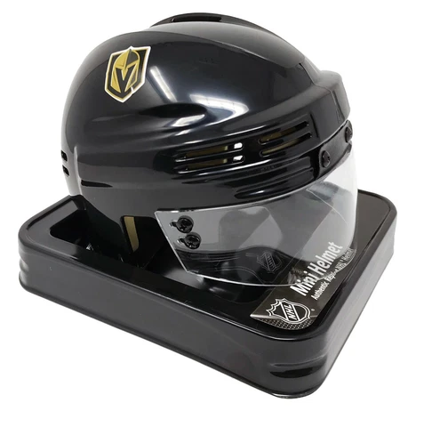 VEGAS GOLDEN KNIGHTS NHL LICENSED BLACK MINI HELMET Cover