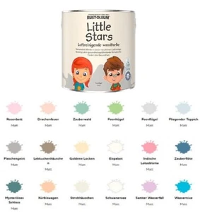 44 x  125 ml = 5,5 L. Kinderzimmer Farbe  Little Stars Luftreinigende Wandfarbe - Bild 1 von 3