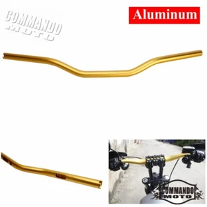 Gold 1" Inch Drag Bar Handlebar Hand Bars for Harley Dyna Softail Sportster FXDB - Picture 1 of 12