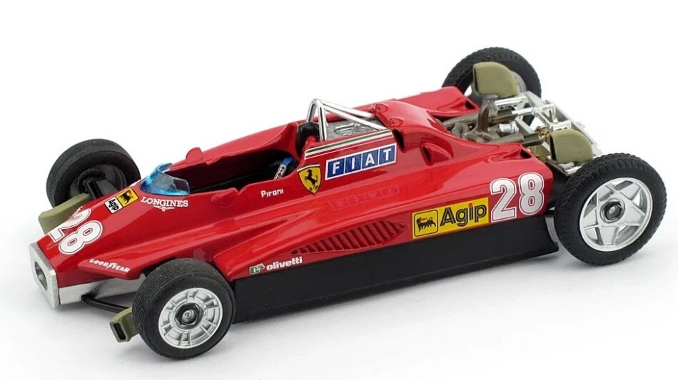 Brumm FERRARI 126 C2 D.PIRONI 1982 N.28 S.MARINO VERS.TRASPARENTE 1:43 - Immagine 1 di 1