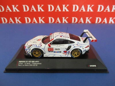 Die cast 1/43 Modellino Auto Porsche 911 GTR RSR Petit Le Mans USA 2018 P. Pilet - Immagine 1 di 4