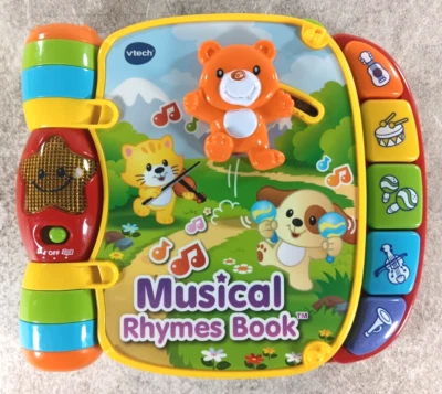 VTech Musical Rhymes Book Baby Educational Learning Toy - Image 1 of 4