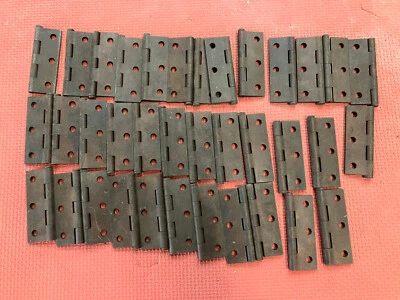 36 uds. Pasador suelto pátina oxidada, bisagra a tope, 3" estrecho, 3"x2", sin tornillos Foto 1 de 4