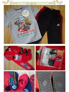 NICE NEW used bundle boy clothes 3/4 yrs t-shirts jeans shorts  nr1 - Picture 1 of 12