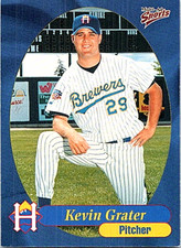 1999 Multi-Ad Helena Brewers Minor League Baseball #17 Kevin Grater