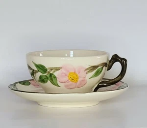 Vintage Franciscan DESERT ROSE Tea Coffee Cup Made in California 4.5" 1947-49 - Picture 1 of 3
