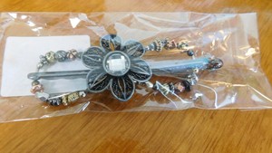 Lilla Rose Medium Danica Silvertone Hair Flexi New! Sealed! #4409