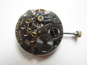 Rolex Geneve cal. 1600 Swiss watch movement & crown - running - Picture 1 of 6