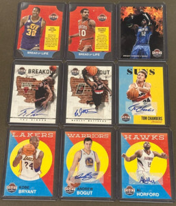 2011-12 Panini Past and Present Lot of 9 Inc. 5 Auto/Kobe Bryant/3 inserts (55)