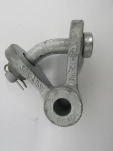HUBBELL Power Systems YCS1690 Clevis Y Eye Ductile 90 Deg. 30,000LB Strength - Picture 1 of 6