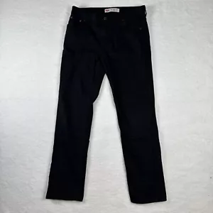 Pantalones de mezclilla negros elásticos tiro medio regular Levis 502 para niños talla 18 regular 29x29 - Imagen 1 de 12