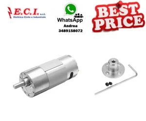 Motor Adapter A Paar Erhoben Dc 120 RPM Getriebemotor+Flansch - Picture 1 of 1