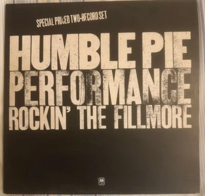 HUMBLE PIE Performance: Rockin' The Fillmore 1972 UK double vinyl LP Live record - Image 1 of 4