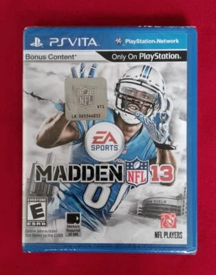 Madden NFL 13 (Sony PlayStation Vita, 2012). New Sealed. Ships In Box - Image 1 of 4
