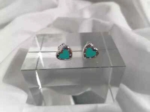 Love Tiffany Blue Heart Earrings in Silver, Mini, Studs - Tiffany & Co-AU - Picture 1 of 4