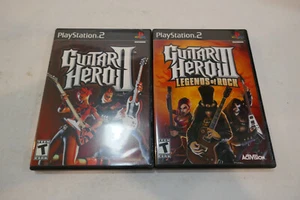 Guitar Hero 2 & Guitar Hero 3  For Ps2 Both in Very Good  Condtion   With Manual - Picture 1 of 3