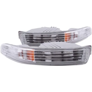 ANZO Euro Parking Lights Chrome w/ Amber Reflector for Acura Integra | 511020 - Picture 1 of 4