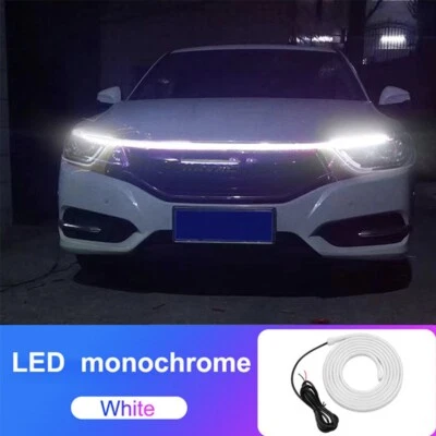Car Hood Light Strip Daytime Running Light Flexible LED Atmosphere Ambient Lamp - Image 1 of 4