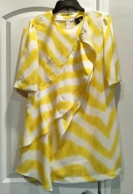 Just Cavalli by Roberto Cavalli IT 44 US 8 Asymmetric flounced Short Dress $785 - Image 1 of 4