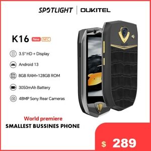 (World Premiere) Oukitel k16 Mini Smartphone 3.5" 3050mAh 8GB +128GB NFC