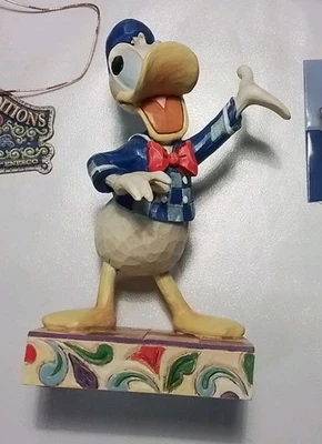 Disney Showcase,  Donald Duck  "All Quacked Up" Enesco Figurine W/ Box. 4011751 - Image 1 of 4