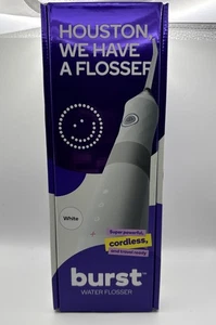 New Burst Water Flosser Electric Cordless Water 3 Modes w/ Travel Bag NIB White - Picture 1 of 4