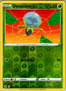 Dewpider Reverse Holo 019/264 SWSH08: Fusion Strike Common - NM - Picture 1 of 2