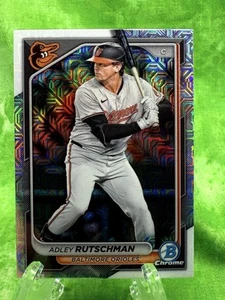 Adley Rutschman - Mojo Refractor - 2024 Bowman Chrome #52 Baltimore Orioles - Picture 1 of 11