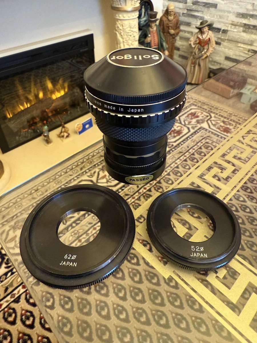 VBESTLIFE Fisheye Objektiv 58mm 0,35x – Super Weitwinkel & Makro Für DSLR-Kameras (schwarz, Aluminium-Magnesium)