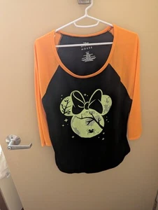 Disney’s Minnie Mouse Spider Halloween Damen Gr. 2x Plus Shirt - 3/4 in Ärmeln - Bild 1 von 3