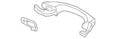 Cabo externo Volkswagen genuíno 3CN-837-205-GRU - Imagem 1 de 2