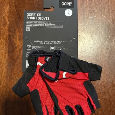 Gore Wear C5 короткие перчатки унисекс перчатки для велосипедистов черный/красный-БОЛЬШОЙ - Изображение 1 из 3