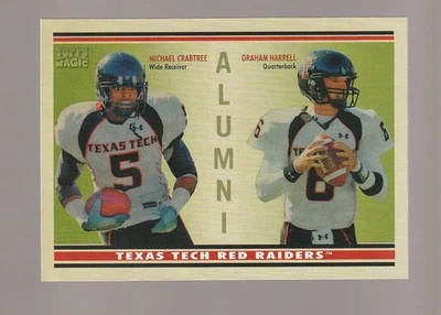 2009 Topps Magic #AD-CH Graham Harrell / Michael Crabtree RC, Texas Tech - Image 1 of 2