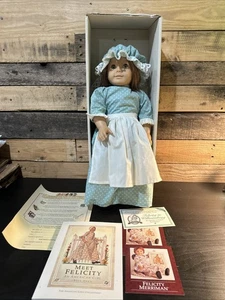 Vintage Original American Girl Pleasant Company Felicity Merriman Puppe 18 Zoll + Kleid - Bild 1 von 24